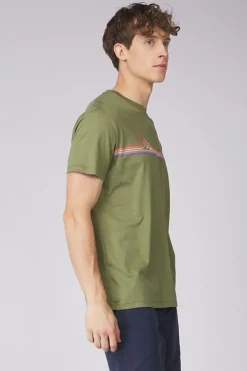 Mens Adventure Stripes T-Shirt