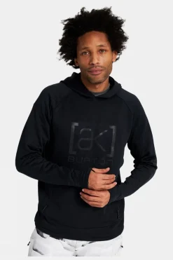 Mens [ak] Helium Grid Hooded Pullover Fleece