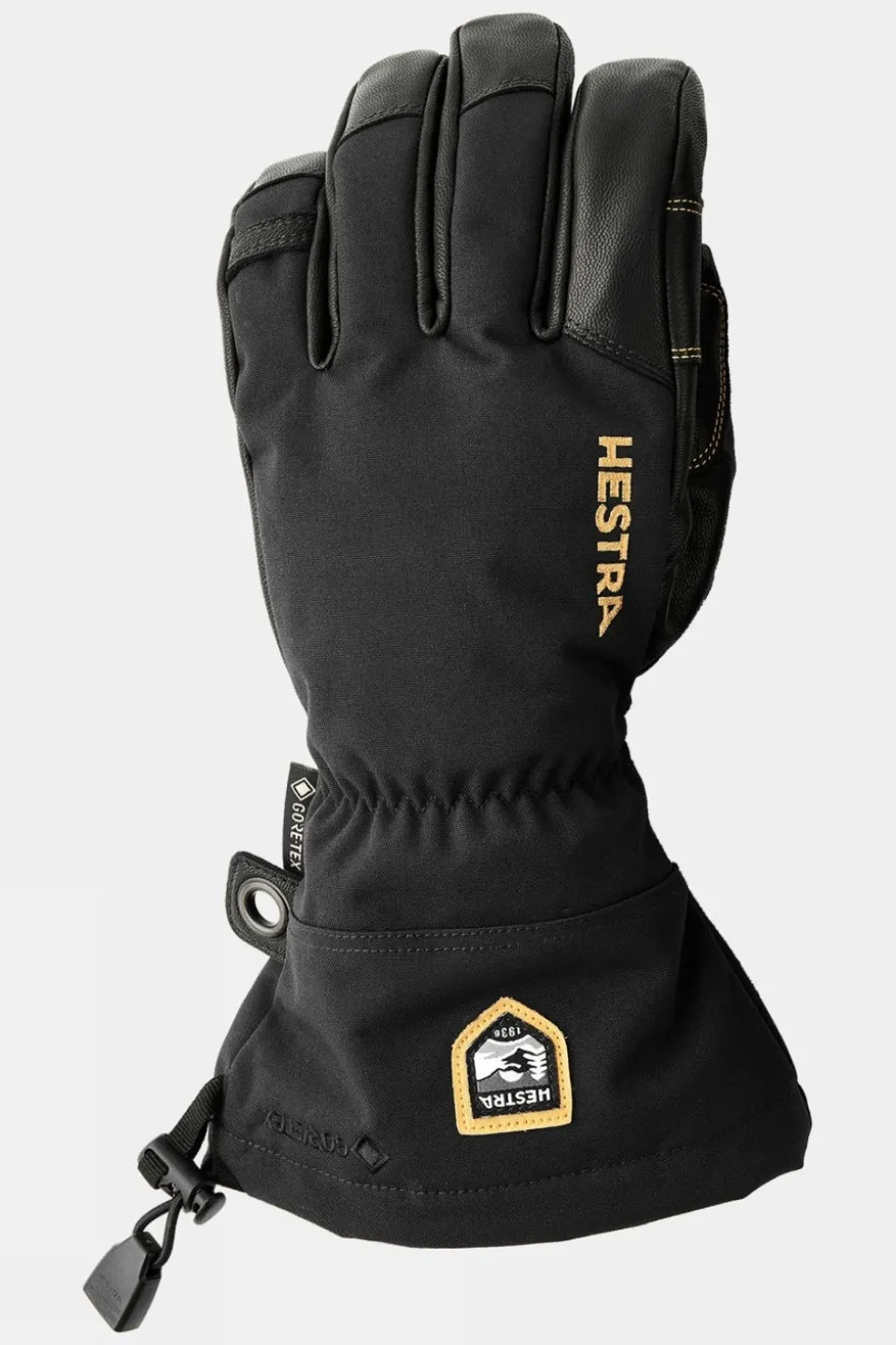Mens Army Leather GTX Ski Gloves