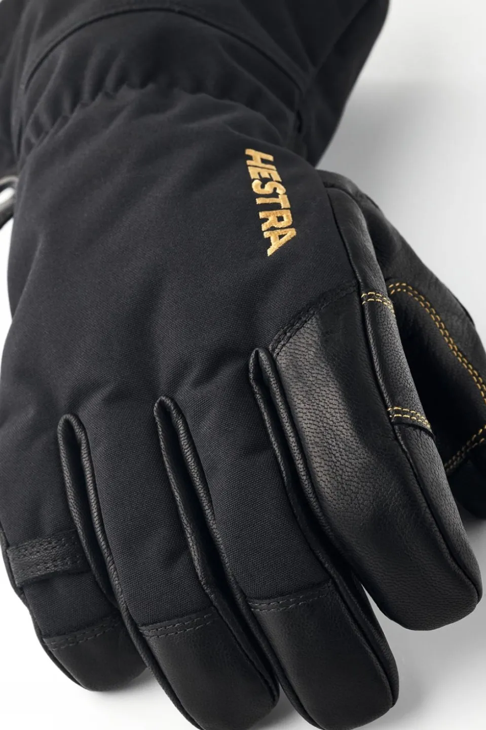 Mens Army Leather GTX Ski Gloves