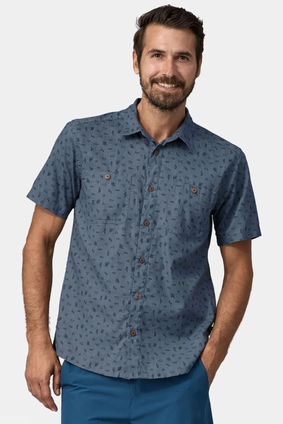 Mens Back Step Shirt