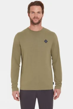 Mens Basecamp Logo Badge Long Sleeve T-Shirt