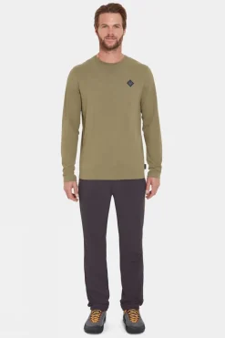 Mens Basecamp Logo Badge Long Sleeve T-Shirt