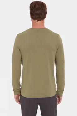 Mens Basecamp Logo Badge Long Sleeve T-Shirt