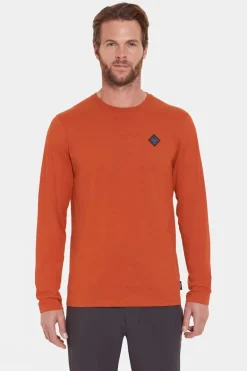 Mens Basecamp Logo Badge Long Sleeve T-Shirt