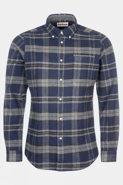 Mens Betsom Tailored Checked Shirt