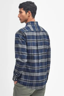 Mens Betsom Tailored Checked Shirt