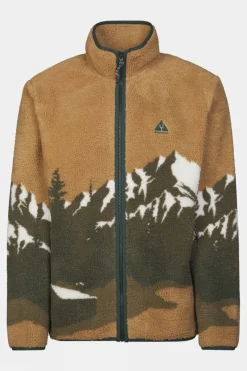 Mens Bjerg Landscape Full Zip Fleece