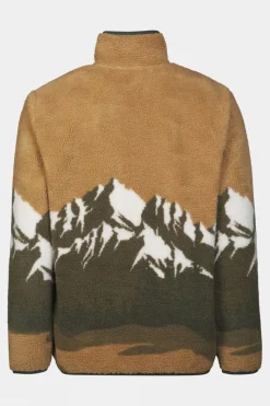 Mens Bjerg Landscape Full Zip Fleece