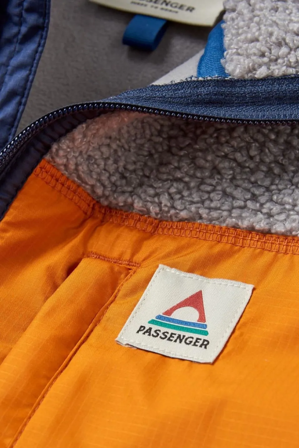 Mens Born Explorer Recycled Polar-Lined Sherpa Fleece