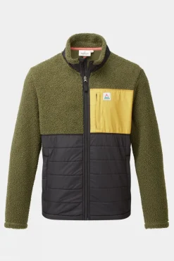 Mens Born Explorer Recycled Polar-Lined Sherpa Fleece