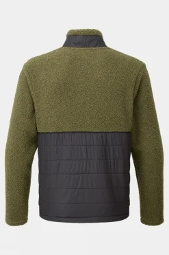 Mens Born Explorer Recycled Polar-Lined Sherpa Fleece