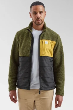Mens Born Explorer Recycled Polar-Lined Sherpa Fleece