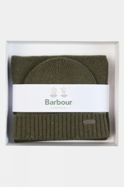Mens Carlton Fleck Beanie and Scarf Gift Set