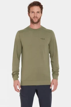 Mens Centrum Crew Long Sleeve T-Shirt