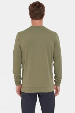 Mens Centrum Crew Long Sleeve T-Shirt