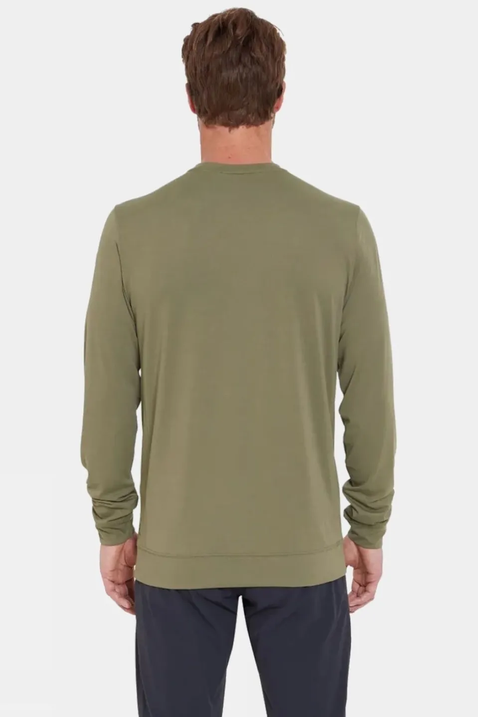 Mens Centrum Crew Long Sleeve T-Shirt