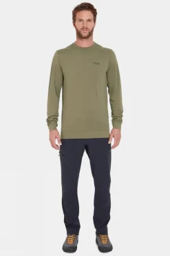 Mens Centrum Crew Long Sleeve T-Shirt