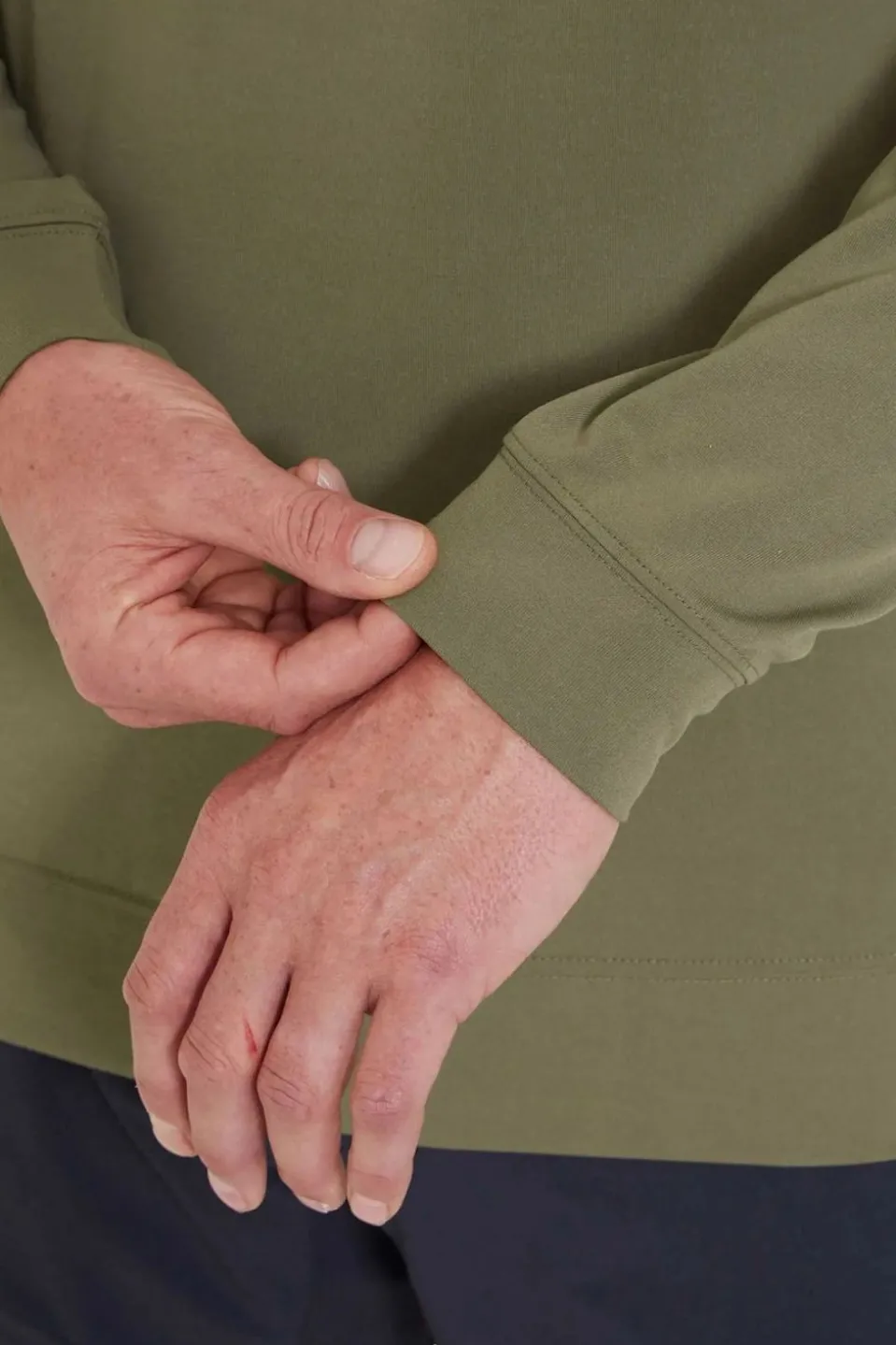 Mens Centrum Crew Long Sleeve T-Shirt