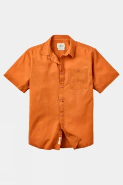 Mens Chill Textured Short Sleeve Shirt