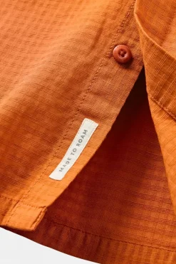 Mens Chill Textured Short Sleeve Shirt