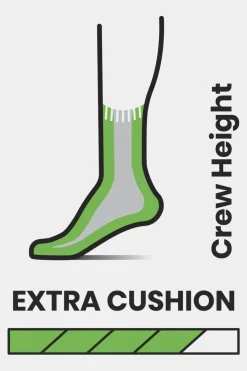 Mens Classic Edition Extra Cushion Crew Socks