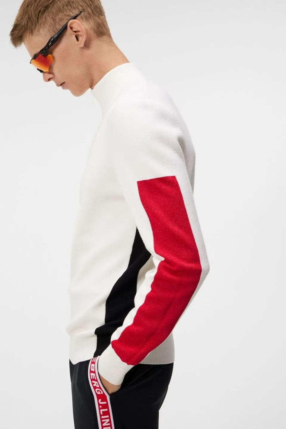 Mens Clide Kniited Half Zip Fleece