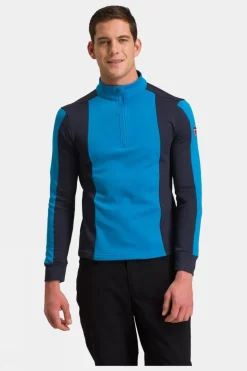 Mens Colour Block 1/2 Zip Layer