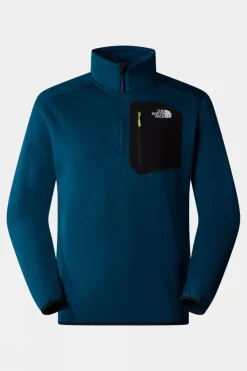 Mens Crest Quarter Zip Fleece