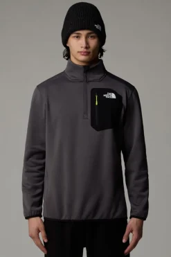 Mens Crest Quarter Zip Fleece