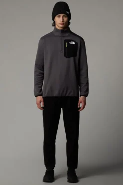 Mens Crest Quarter Zip Fleece