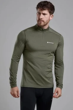 Mens Dart XT Zip Neck Base Layer Top