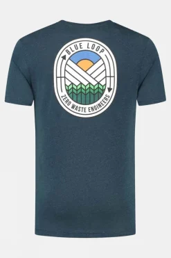 Mens Denimcel Melange T-Shirt