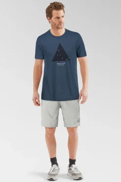 Mens Denimcel Melange T-Shirt