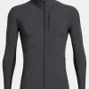 Mens Descender Long Sleeve Zip Top