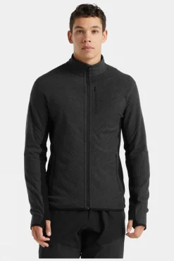 Mens Descender Long Sleeve Zip Top