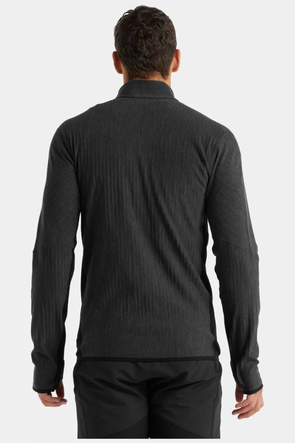 Mens Descender Long Sleeve Zip Top