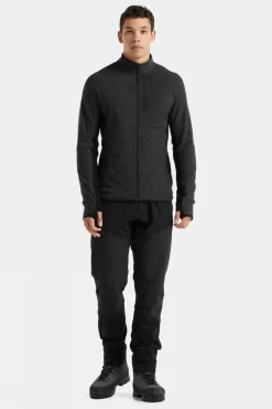 Mens Descender Long Sleeve Zip Top