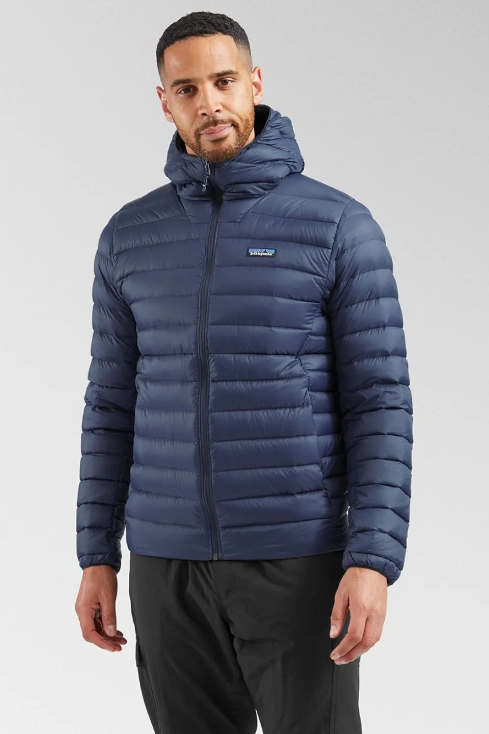 Mens Down Sweater Hooded Jacket