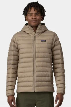 Mens Down Sweater Hooded Jacket