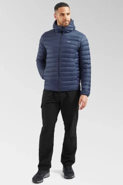 Mens Down Sweater Hooded Jacket