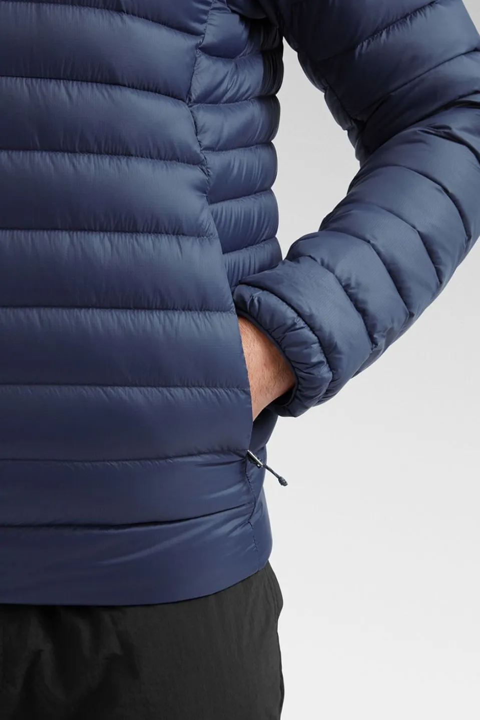 Mens Down Sweater Hooded Jacket