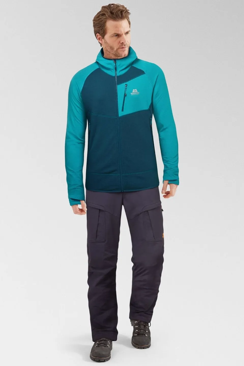 Mens Eclipse Hooded Fleece Jacket