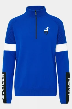 Mens Ernstl Half Zip Knitted Sweatshirt