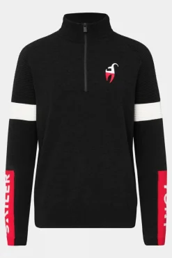 Mens Ernstl Half Zip Knitted Sweatshirt