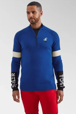 Mens Ernstl Half Zip Knitted Sweatshirt