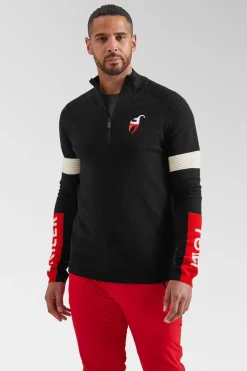 Mens Ernstl Half Zip Knitted Sweatshirt