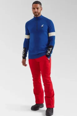 Mens Ernstl Half Zip Knitted Sweatshirt