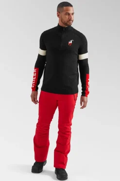 Mens Ernstl Half Zip Knitted Sweatshirt