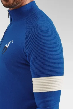 Mens Ernstl Half Zip Knitted Sweatshirt